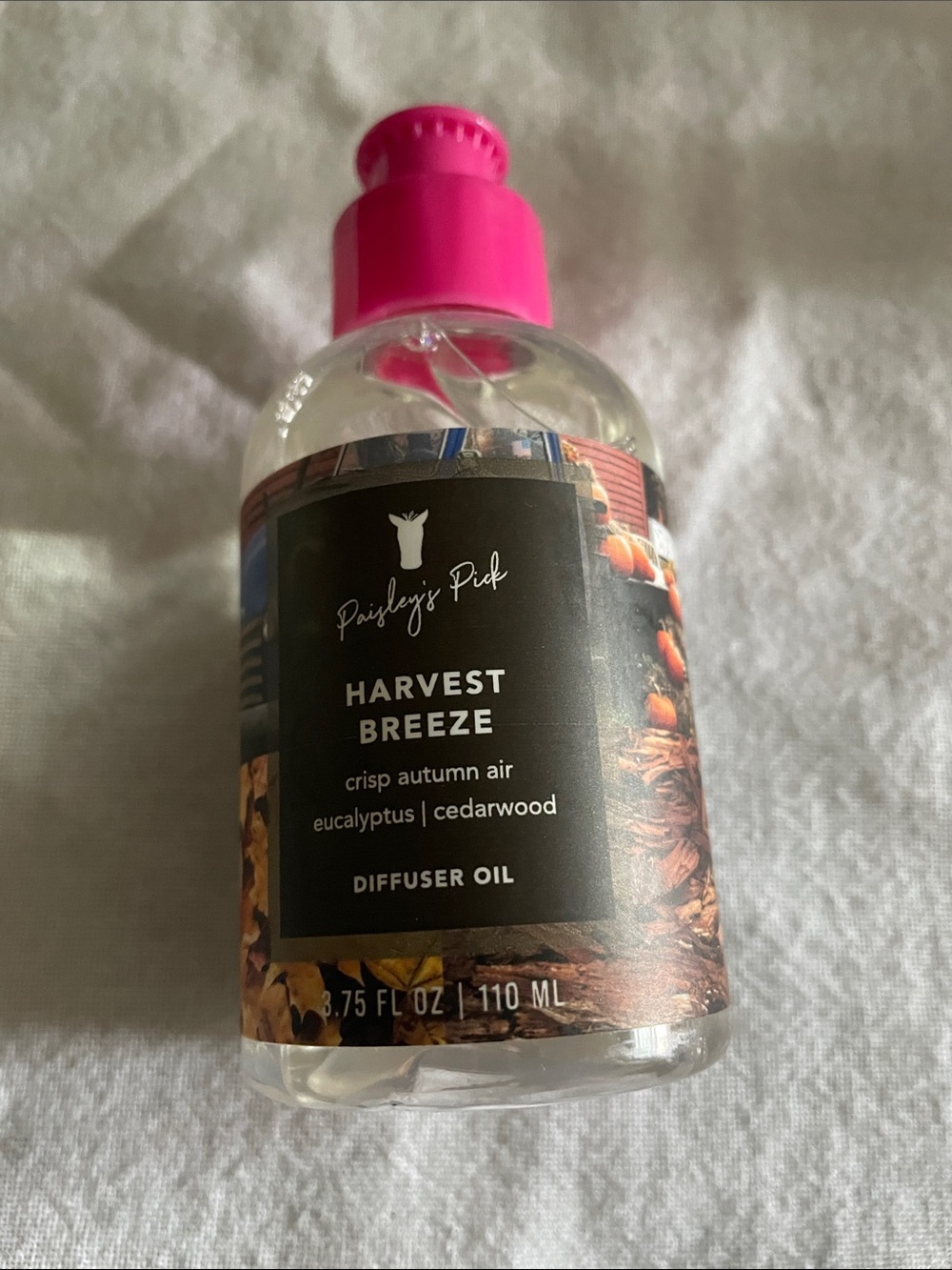 Pink zebra Harvest Breeze Diffuser Oil